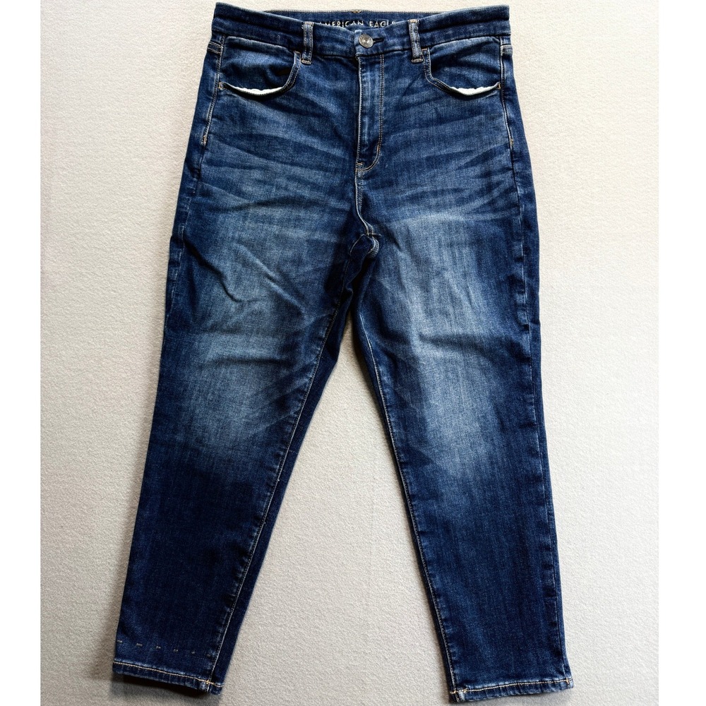 American Eagle Jeans Women 10 Short Blue Ne(x)t Level Stretch 32x23